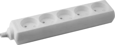 Колодка DEXX для удлинителя, 5 гнезд, макс мощность 3500Вт 55100-5 купить в Нягани