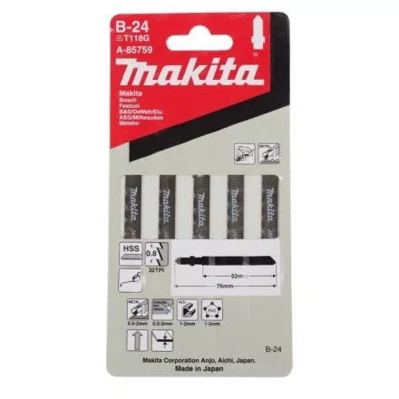 Пилки для лобзика Makita B-24 A-85759 купить в Нягани