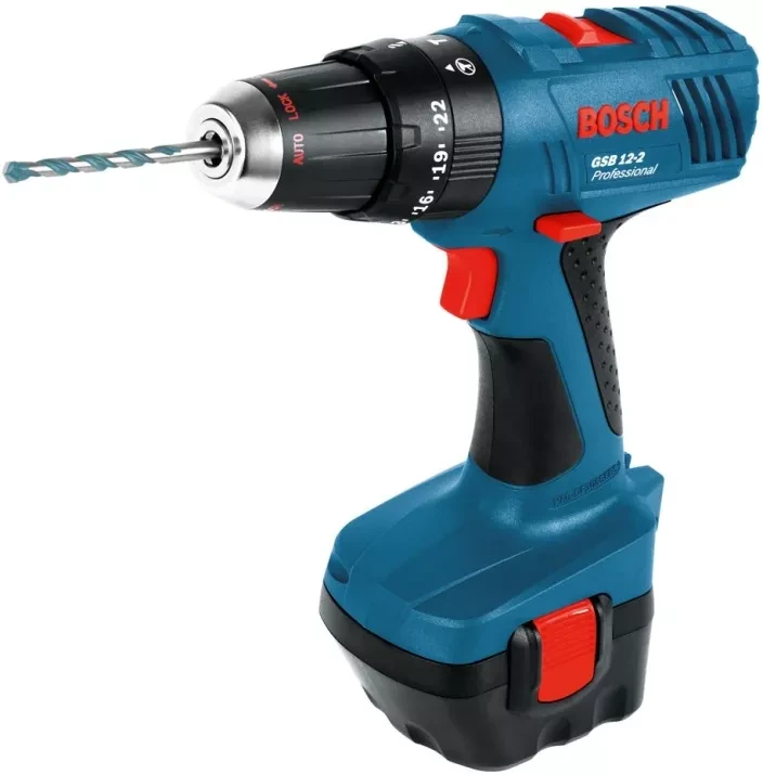 Дрель-шуруповерт аккумуляторная Bosch GSB 12-2 в кейсе (0.601.9А7.500) купить в Нягани