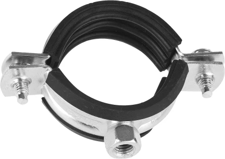 ЗУБР. Хомут трубный с гайкой, оцинкованный, 1 1/4&quot;, 1шт 37850-40-46-1 купить в Нягани