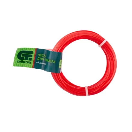 Леска для триммера треугольная, 1.6 мм х 15 м, Россия Сибртех 961615 купить в Нягани