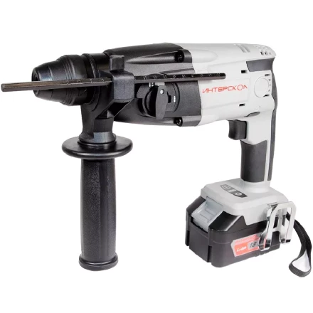 Профессиональный двухрежимный перфоратор ИНТЕРСКОЛ ПА-18/18Л2 аккумуляторный АПИ (Li-ion без акк. и ЗУ, кейс) купить в Нягани