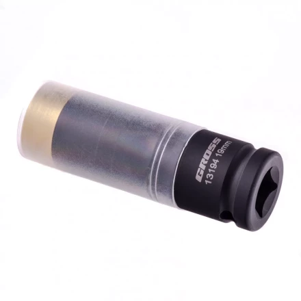 Головка ударная шестигранная для колесных дисков 19 мм 1/2 CrMo Gross 13194 купить в Нягани