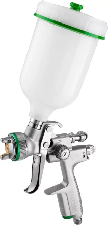 Краскопульт пневматический KRAFTOOL &quot;PRO&quot; Jeta 1000, HVLP, c верхним бачком, 1,3мм 06559-1.3 купить в Нягани