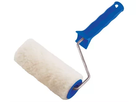 Валик из искусственного меха с ручкой 250 мм ворс 15 мм D - 48 мм полиэстер  СИБРТЕХ 80114 купить в Нягани