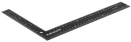 Угольник STAYER столярный стальной цельнометаллический, шкала: шаг 1 мм, крашенная, 300 х 200 мм 3435-30 купить в Нягани