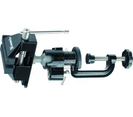 Тиски настольные многофункциональные смен.насадка-хомут для дрели,шарнирный мех-зм 70 мм  MATRIX 18508 купить в Нягани