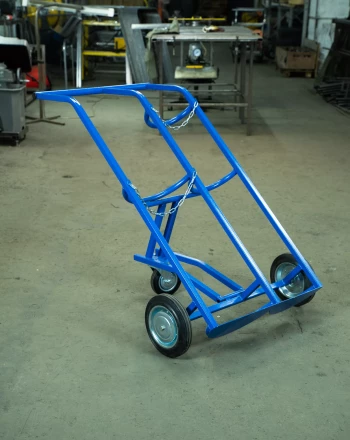 Тележка для баллонов пропан + кислород TOR ТГК-П, 2 баллона (250 резина + 160 поворотное) 1012421 купить в Нягани