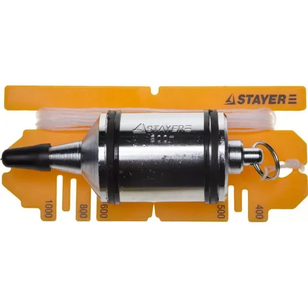 Отвес STAYER "PROFI" строительный со шнуром, с противоударными ободками, 800 г 06352-80 купить в Нягани
