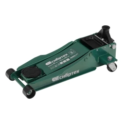 Домкрат гидравлический подкатной, 3 т, 85-490 мм, быстрый подъем, низкий подхват, проф.// Сибртех 50850