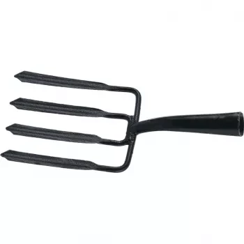 Вилы копальные 4-х рогие 190 х395 мм широкий зуб удлиненная тулейка с черенком (АРТИ)  Россия 63804 купить в Нягани