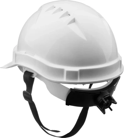 Каска защитная ЗУБР &quot;ЭКСПЕРТ&quot; храповый механизм регулировки размера, белая 11094-2 купить в Нягани
