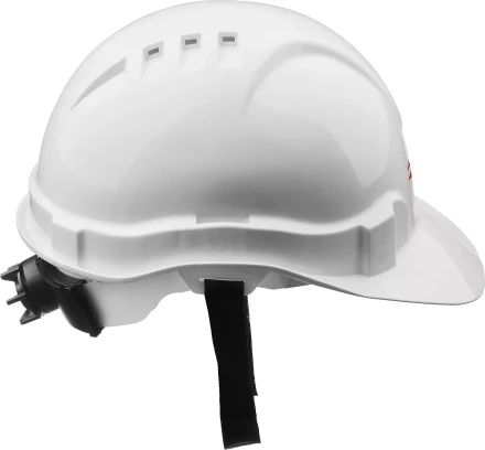 Каска защитная ЗУБР &quot;ЭКСПЕРТ&quot; храповый механизм регулировки размера, белая 11094-2 купить в Нягани
