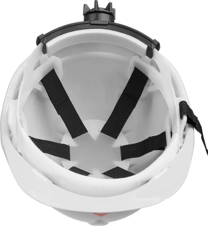 Каска защитная ЗУБР &quot;ЭКСПЕРТ&quot; храповый механизм регулировки размера, белая 11094-2 купить в Нягани