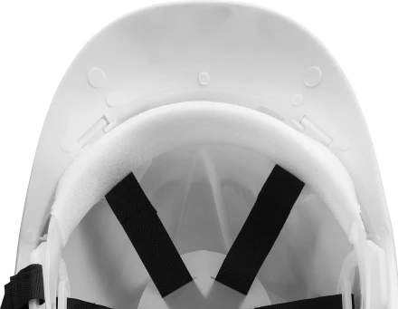 Каска защитная ЗУБР &quot;ЭКСПЕРТ&quot; храповый механизм регулировки размера, белая 11094-2 купить в Нягани