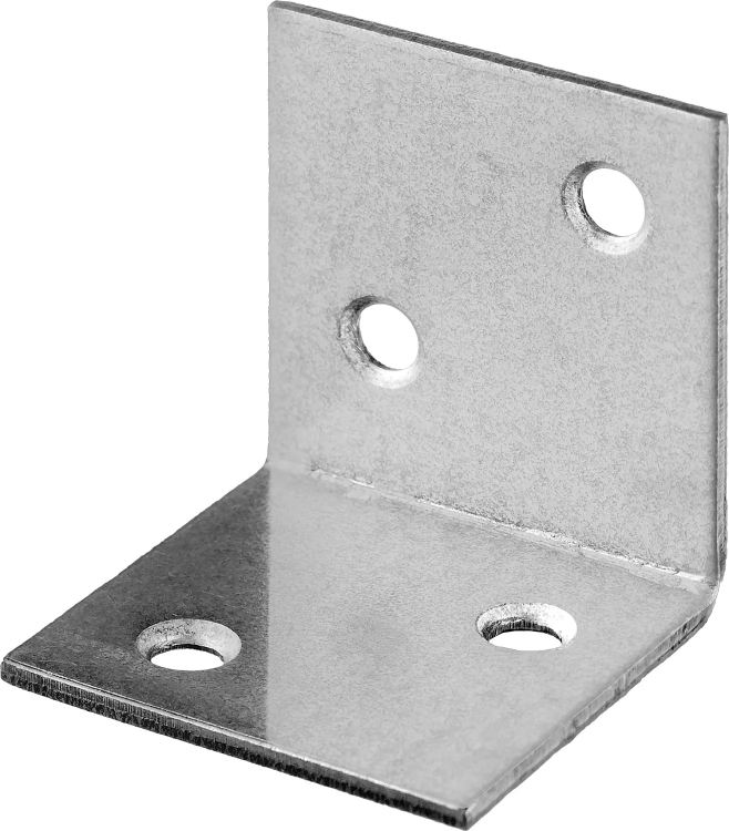 ЗУБР УМШ-1.5, 30 x 30 x 30 x 1.5 мм, белый цинк, широкий мебельный уголок (31034-30) купить в Нягани