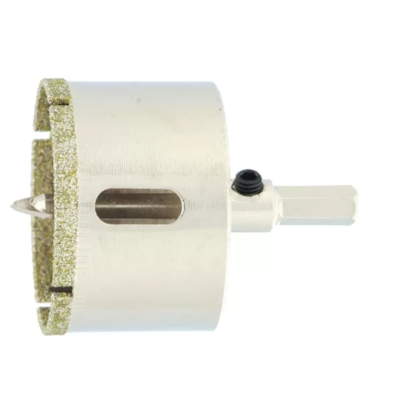 Сверло по керамической плитке и стеклу Сибртех, 45 х 55 мм, шестигранный хвостовик, с центрующим сверлом, 72721 купить в Нягани