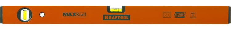 Уровень KRAFTOOL коробчатый усиленный, точность (0,5мм/м), 2 ампулы, 60 см 34577-060 купить в Нягани