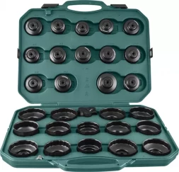 Комплект чашек для съема масляных фильтров 65-120мм  30 предметов  AI050004A Jonnesway 47556