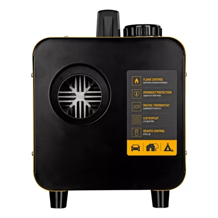 Дизельная тепловая портативная пушка Denzel Flame-5 96495, 5кВт, 300м3/ч, непр.наг., циф. терм. купить в Нягани