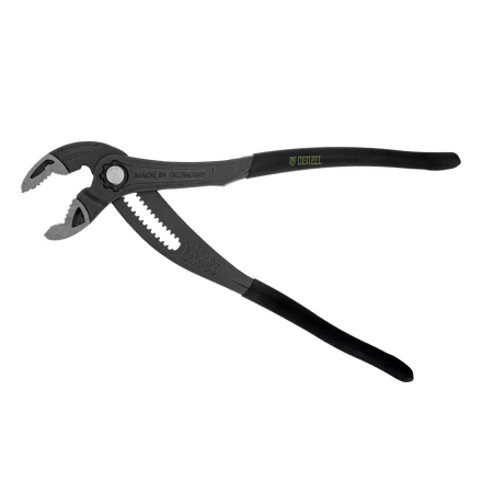 Клещи переставные Denzel 17907, кнопочный механизм, обливные рукоятки, 300 мм купить в Нягани