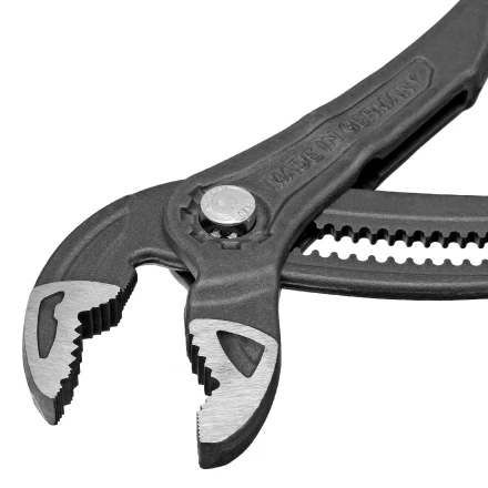 Клещи переставные Denzel 17907, кнопочный механизм, обливные рукоятки, 300 мм купить в Нягани