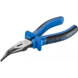 Тонкогубцы ЗУБР "ЭКСПЕРТ", изогнутые, покрытие Н12Х1, 160мм 2201-4-16