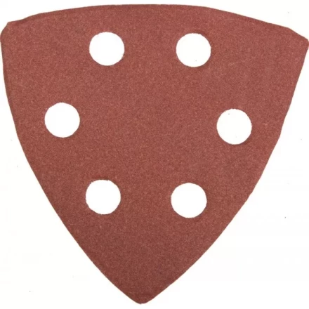 Треугольник шлифовальный универсальный STAYER &quot;MASTER&quot; на велкро основе, 6 отверстий, Р320, 93х93х93мм, 5шт 35460-320 купить в Нягани