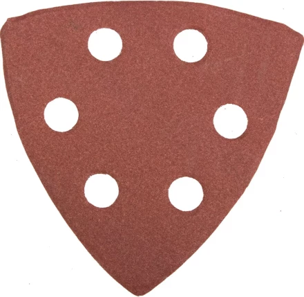 Треугольник шлифовальный универсальный STAYER &quot;MASTER&quot; на велкро основе, 6 отверстий, Р320, 93х93х93мм, 5шт 35460-320 купить в Нягани