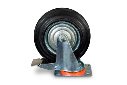 Колесо поворотное резина SCb 80 200 мм с тормозом (Y) 1022091 купить в Нягани