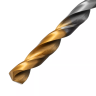 Сверло спиральное по металлу Denzel 6 x 93 мм, Р6М5, Golden Tip, 718235 купить в Нягани
