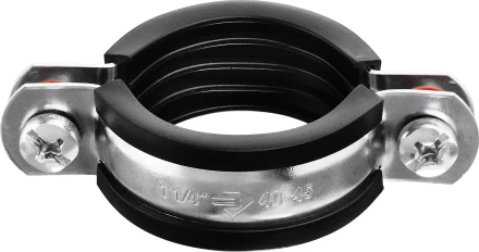 Хомут трубный с гайкой, оцинкованный, 1 1/4&quot;, 8шт, ЗУБР Мастер 37850-40-45 37850-40-45 купить в Нягани