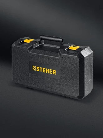 STEHER BOS-25 Duo, d125 / d150 мм, 2.5 мм, 350 Вт, бесщеточная орбитально-шлифовальная машина, кейс (BOS-25) купить в Нягани