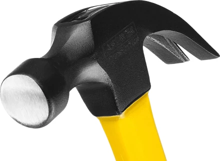 Молоток-гвоздодер "Fiberglass" с фиберглассовой рукояткой, 450 г, STAYER Professional 2026-450_z01 купить в Нягани