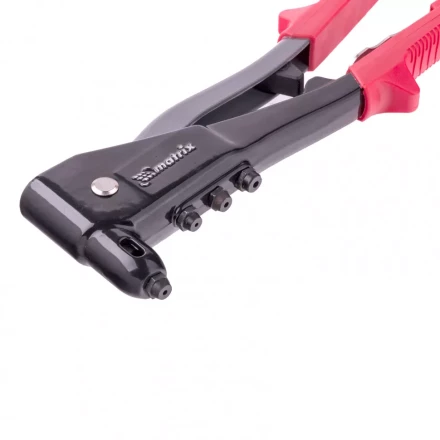 Заклепочник литой 260 мм с набором заклепок заклепки 2,4-3,2-4,0-4,8 мм Matrix 40552 купить в Нягани