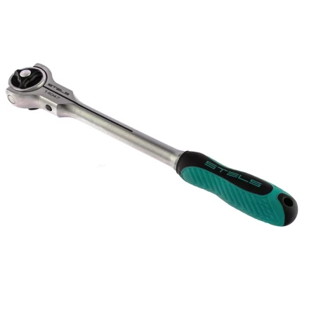 Ключ трещотка 1/2 72 зуба с быстрым сбросом. поворотная голова СrV Stels 14047 купить в Нягани