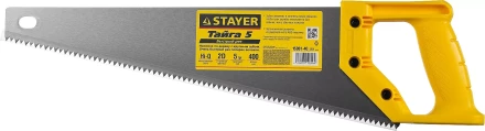 Ножовка ударопрочная (пила) STAYER ТАЙГА-5 400 мм, 5 TPI, быстрый рез поперек волокон, для крупных и средних заготовок 15061-40_z01 купить в Нягани
