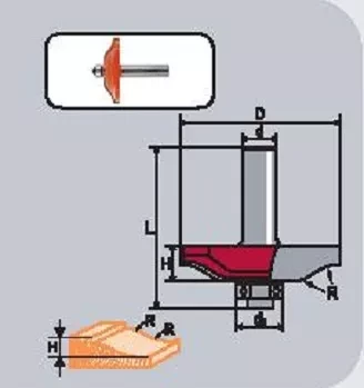 Фреза панельная с подшипником Кратон (1 09 06 002) 1 09 06 002 купить в Нягани