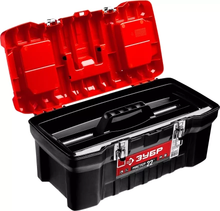 Ящик пластмассовый ЗУБР &quot;МАСТЕР&quot; для инструмента, 22&quot; 38180-22_z01 купить в Нягани
