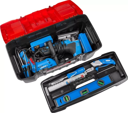 Ящик пластмассовый ЗУБР &quot;МАСТЕР&quot; для инструмента, 22&quot; 38180-22_z01 купить в Нягани