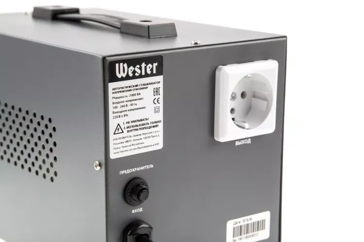 Стабилизатор напряжения WESTER STW2000NP купить в Нягани