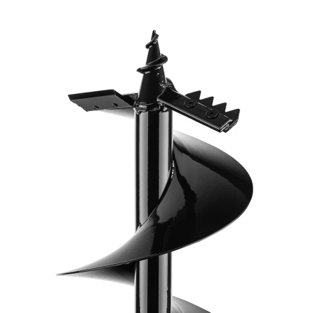 Шнек для грунта ER-150, диаметр 150 мм, длина 800 мм,соединение 20 мм, съемный нож Denzel 56007 купить в Нягани