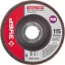 Круг шлифовальный ЗУБР &quot;МАСТЕР&quot; лепестковый торцевой, зерно-электрокорунд нормальный, тип КЛТ 1, P60, 115х22,2мм 36593-115-60 купить в Нягани
