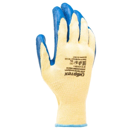 Перчатки трикотажные, полиэфирные, латексное рельефное покрытие, 10// Сибртех 677535 купить в Нягани