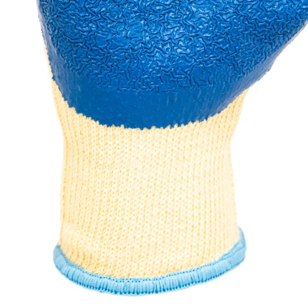 Перчатки трикотажные, полиэфирные, латексное рельефное покрытие, 10// Сибртех 677535 купить в Нягани