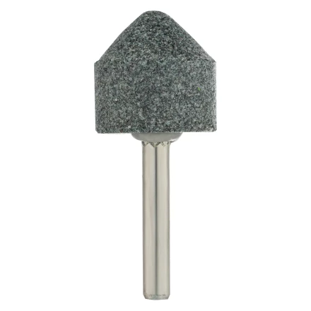 Шарошка абразивная, конус, для дрели, 25 x 25 мм, хвостовик d6 мм, 63С Denzel 76021 купить в Нягани