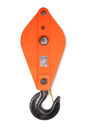 Блок монтажный однорольный с  крюком TOR H K1 2т с откидной щекой (G) 1003567 купить в Нягани
