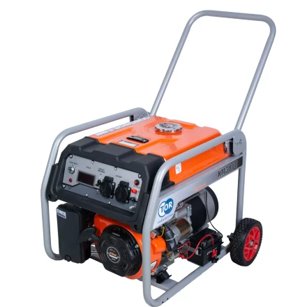 Генератор бензиновый TOR KM3800H 2,5 кВт 220В 16 л с электростартером и колесами 1018114 купить в Нягани