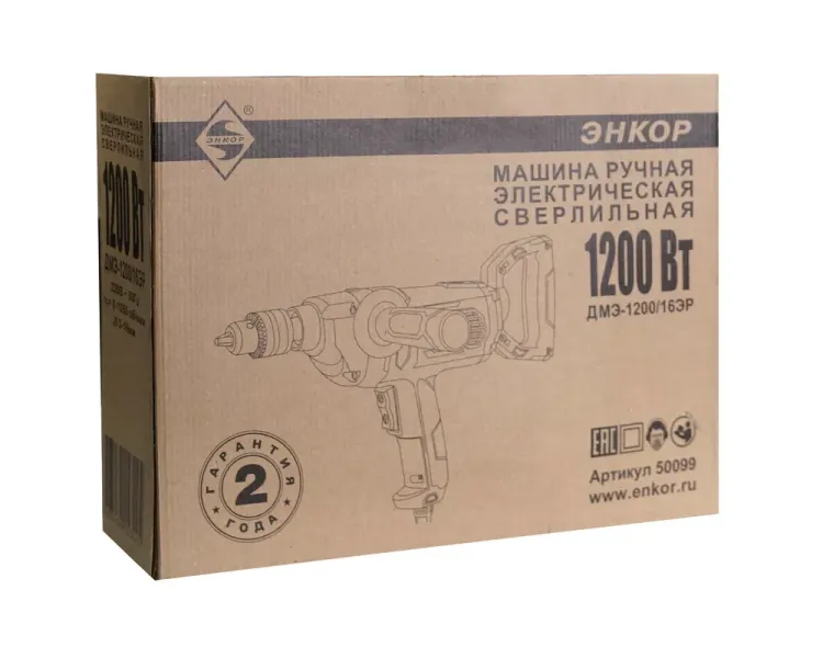 Дрель-миксер ДМЭ-1200/16ЭР Энкор 50099 купить в Нягани