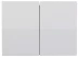Выключатель СВЕТОЗАР &quot;ЭФФЕКТ&quot; двухклавишный, без вставки и рамки, цвет белый, 10A/~250B SV-54434-W купить в Нягани